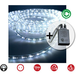 EDM - Kit flessibile 12m multifunzione luce bianca fredda