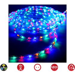EDM - Tubo flessibile led 2 vie multifunzionale 48m. 36 led/m multicolore (ip44 interno-esterno) .
