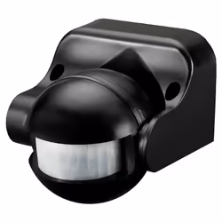 Rilevatore di movimento con regolazione notte/giorno 180° ip44 nero edm . . . Indice di protezione IP : IP20 Colore : Nero Al ...