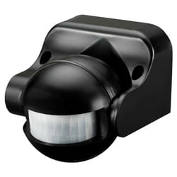 EDM - Rilevatore di movimento con regolazione notte/giorno 180° ip44 nero