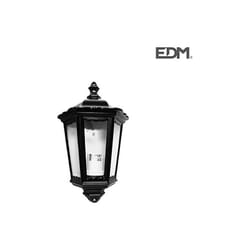 Lampada da parete mod. milan nero 43xø24,5cm EDM