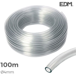 Tubo in vetro trasparente interno ø 4mm esterno ø 6mm rotolo 100m
