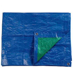 EDM - 2x3mt doppio lato foglio blu / verde metalli garofani 90grs/m2