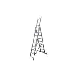 Scala trasformabile in alluminio 3x9 gradini EDM