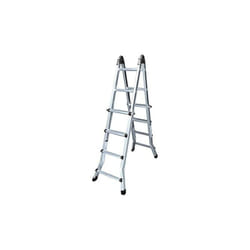 Scala telescopica multifunzionale 2x4+4 gradini en131-4 edm