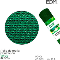 Rete ombreggiante piegata verde 80% 90gr 2x10mt