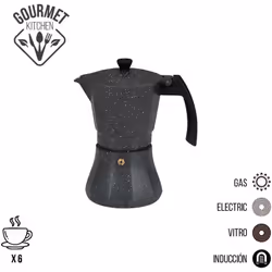 Macchina da caffè 6 tazze in alluminio per induzione edm. . . . Indice di protezione IP : IP20 Colore : Nero Certificazione : ...