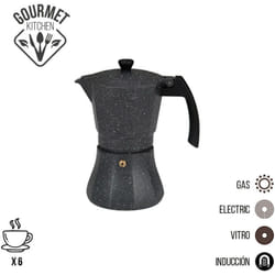 EDM - Macchina per caffè a induzione in alluminio da 6 tazze