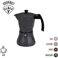 EDM - Caffettiera in alluminio da 9 tazze per induzione