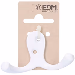 Doppia uncinetto in alluminio bianco . . . Indice di protezione IP : IP20 Colore : Bianco Certificazione : QUESTO Garanzia : ...