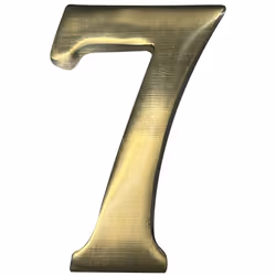 Casa numero 7 in ottone puli 10cm fissaggio invisibile . . . Indice di protezione IP : IP20 Colore : Oro Certificazione : QUE ...