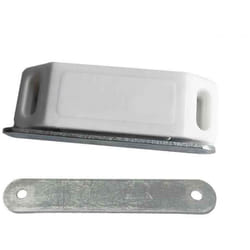 Chiusura magnetica bianca (due pezzi) 75x18mm