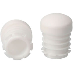EDM - Puntale retrattile bianco circolare ø28mm