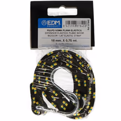 Cinturino elastico piatto bicolore 0.75mts. Assorites. Composizione: cinturino in polipropilene ad alta tenacità con protezio ...