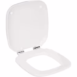Tapa con asiento para inodoro modelo UNIVERSAL de Gala con caída amortiguada. Color blanco. Este asiento es sólo apto para el ...