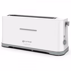 Grunkel TS-40EASYTOAST, 1 fetta/e, Bianco, Metallo, Acciaio inox, Manopola, 970 W, 420 mm