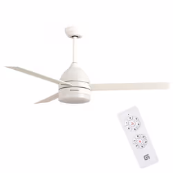 Grunkel SKYECO-42, Ventilatore domestico con pale, Bianco, Legno, Soffitto, 250 Giri/min, 106 cm, 8 h