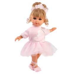 Llorens Elena Ballerina, Bambola bambina, Femmina, 3 anno/i, 35 mm, Beige, Rosa, Bianco