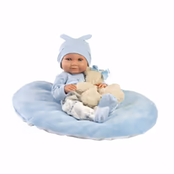 Llorens 73807, Bambola bambina, Maschio, Ragazza, 400 mm, Blu, Multicolore, Bianco