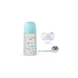Dettagli: Set nascita SX Pro Suavinex con Biberon da 270 ml, Succhietto 0-6 mesi e catenella porta succhietto Biberon da 270m ...
