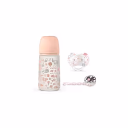Dettagli: Set nascita SX Pro Suavinex con Biberon da 270 ml, Succhietto 0-6 mesi e catenella porta succhietto Biberon da 270m ...