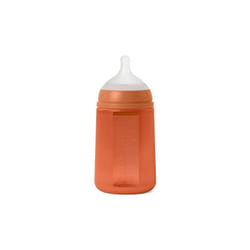 Suavinex - Biberon 240Ml In Silicone 3+ Orange Sunset