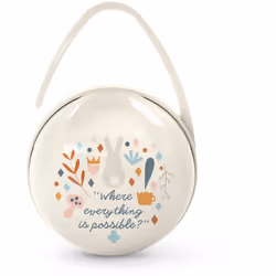 Suavinex Wonderland Duo Soother Case Cream 1 pz