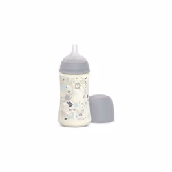 Nuova bottiglia dalla forma dritta, offre un’impugnatura più comoda per il bambino, con tettarella simmetrica SX pro flusso m ...