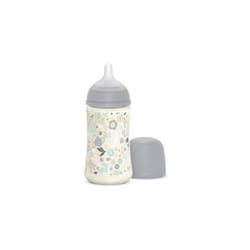 Suavinex - Biberon +3 Mesi Flusso Medio Fiori Wonderland Liberty Azzurro 270 ml