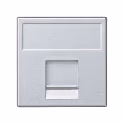 Simon K76/8, Alluminio, RJ-45, CE, 123 mm, 136 mm, 88 mm