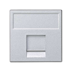 Simon K76/8 Placca copripresa e copri interruttori Alluminio