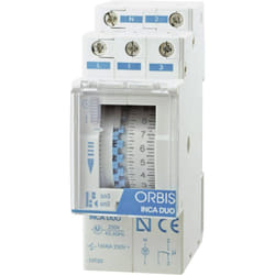 Orbis - Zeitschalttechnik OB330132 Temporizzatore per guida din inca duo d 230 v/ac