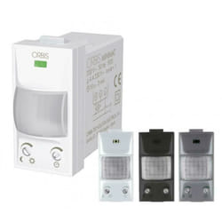 Orbis - rilevatore di movimento da incasso minimat colore bianco antracite e alluminio ob135312