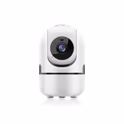 Muvit MIOACAM002, Telecamera di sicurezza IP, Interno, Con cavo e senza cavo, Scrivania, Bianco, Torretta