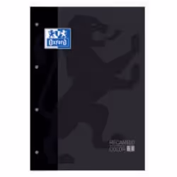 Oxford 400123678, 210 x 297 mm (A4), Carta quadrettata, Bianco, 400 fogli, EU Ecolabel