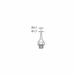 Punta per saldatura 07HT 1,7mm Per DST JBC 03207055 Punta per saldatura 07HT 1,7mm Per DST JBC 03207055 EAN: 8427327032422