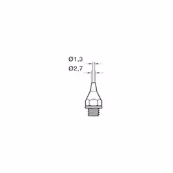 Punta dissaldante 32HT 2,7mm Per DST JBC 0321400Punta saldante 32HT 2,7mm Per DST JBC 0321400 . Con garanzia di 3 anni e con ...