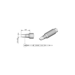 JBC - Cartuccia a scalpello conico 1,3x0,6 C210008 per saldatori T210