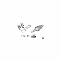 Ugello stazione di dissaldatura JBC 12563-DI Produttore JBC TOOLS Tipo di ugello di dissaldatura Dimensione della punta 1,8x0 ...