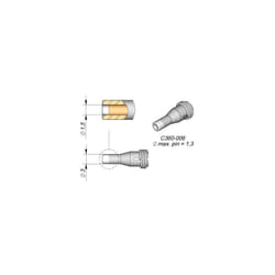 JBC - Punta Microsaldatore 1,5 mm C360-006