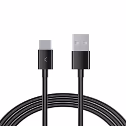 Ksix BXCUSBC04, 3 m, USB A, USB C, USB 2.0, Nero