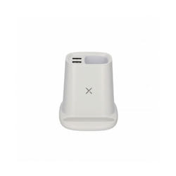 Ksix BXCQI14 Caricabatterie per dispositivi mobili Smartphone Bianco USB Carica wireless Ricarica rapida Interno