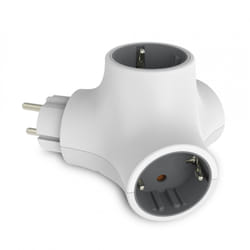Ksix BXCD03S adattatore per presa di corrente Grigio