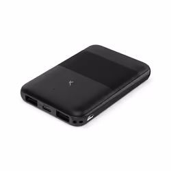 Ksix BXBA5000SM03, 5000 mAh, Litio, 10 W, Nero