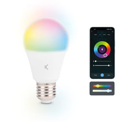 Ksix BXBULB6011 lampada LED Blu, Bianco freddo, Verde, Rosso, Bianco caldo 9 W E27
