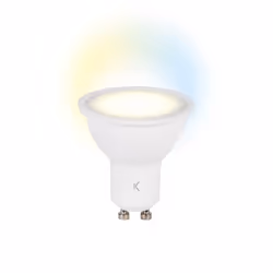 Ksix BXBULBGU22 lampada LED Bianco freddo, Bianco caldo 5,5 W GU10