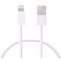 Contact LCL2001ALB, 1 m, Lightning, USB A, Maschio, Maschio, Nero