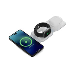 Ksix BXCQI153N1B Caricabatterie per dispositivi mobili Universale Bianco USB Carica wireless Ricarica rapida Interno