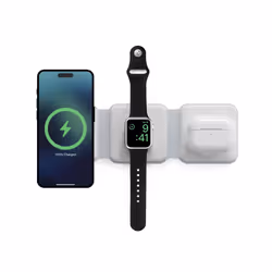 Ksix BXCQI153N1B Caricabatterie per dispositivi mobili Universale Bianco USB Carica wireless Ricarica rapida Interno