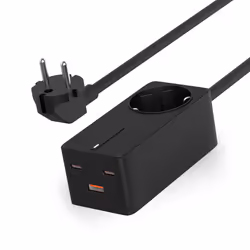 Ksix BRE65GA01N, 1,5 m, Interno, Nero, GaN, Power Delivery, Programmable Power Supply (PPS), 1 presa(e) AC, 100 - 240 V